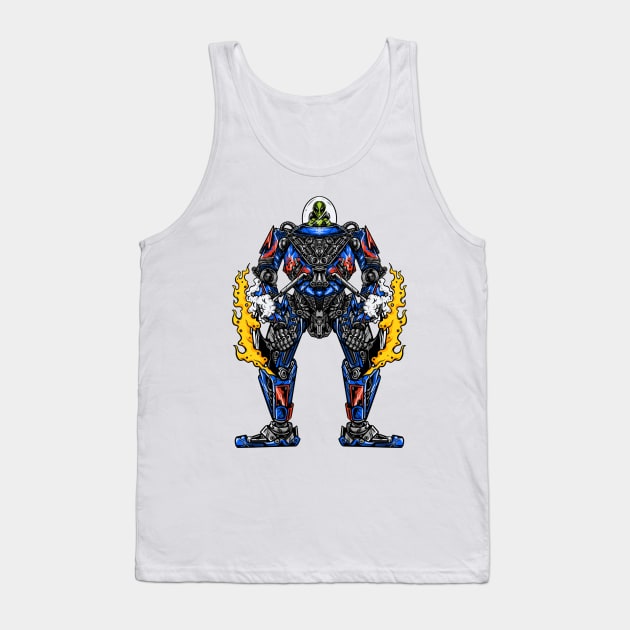 alien invasion Tank Top by phsycartwork